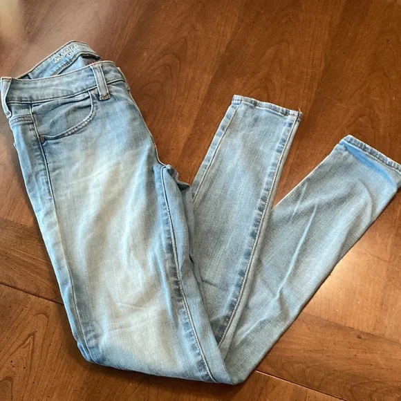 AMERICAN EAGLE Stretch Denim Jegging - size womens 2 regular - Picture 8 of 16